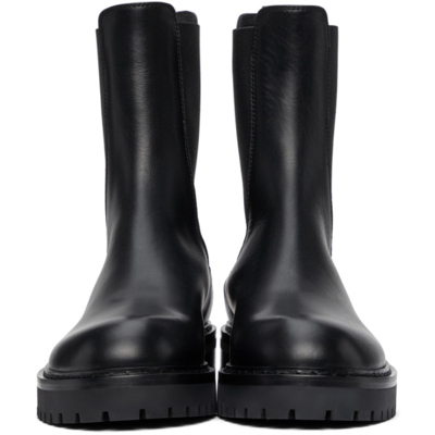 Shop Ann Demeulemeester Buffed Wally Chelsea Boots In Black
