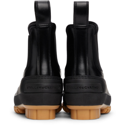 Shop Stella Mccartney Black Duck City Boots In 1000 Black