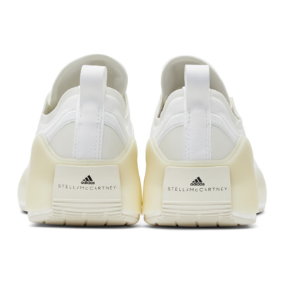 Shop Adidas By Stella Mccartney White Treino Low-top Sneakers In Ftwr White/ftwr Whi