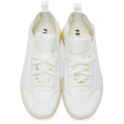 Shop Adidas By Stella Mccartney White Treino Low-top Sneakers In Ftwr White/ftwr Whi