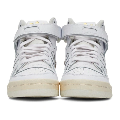 Shop Adidas Originals White Forum 84 Hi Sneakers