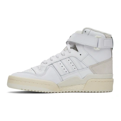 Shop Adidas Originals White Forum 84 Hi Sneakers