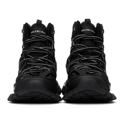 Shop Balenciaga Track Hike Sneakers In 1000 Black