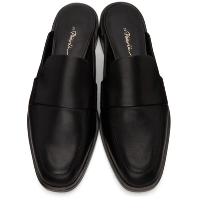 Shop 3.1 Phillip Lim / フィリップ リム Black Alexa Loafer Mules In Ba001 Black