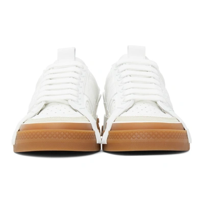 Shop Dolce & Gabbana White & Tan Custom 2.zero Sneakers In 80001 White