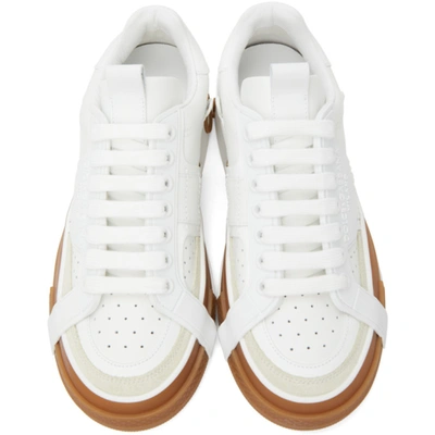 Shop Dolce & Gabbana White & Tan Custom 2.zero Sneakers In 80001 White