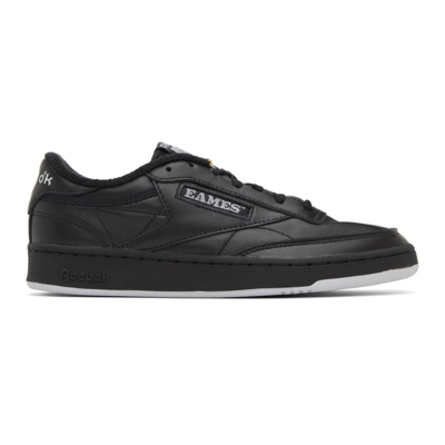 Shop Reebok Black Eames Edition Club C 85 Sneakers In Cold Black