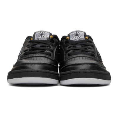 Shop Reebok Black Eames Edition Club C 85 Sneakers In Cold Black