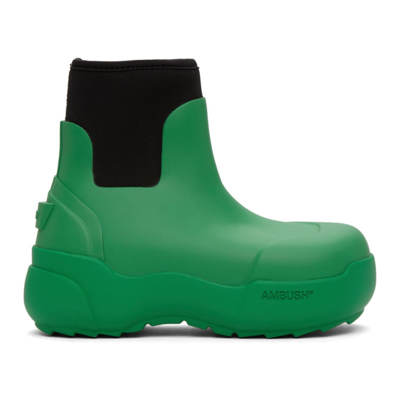 Shop Ambush Green Rubber Boots