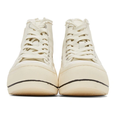Shop R13 Off-white Kurt High-top Sneakers In 289 Ecru