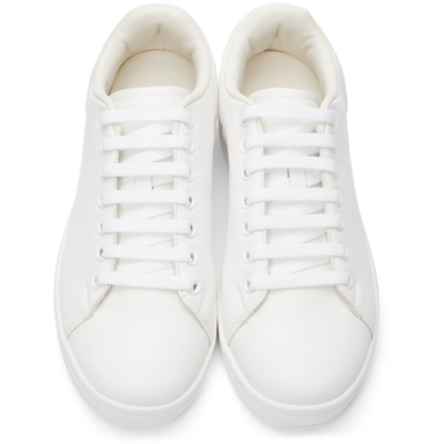 Shop Raf Simons White Orion Sneakers In 0061 White