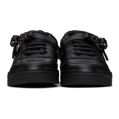 Shop Alyx Black Buckle Sneakers In Blk0001 Black