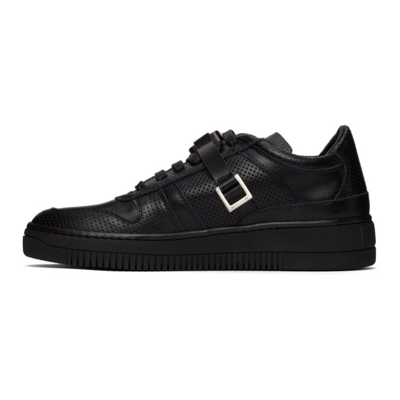 Shop Alyx Black Buckle Sneakers In Blk0001 Black