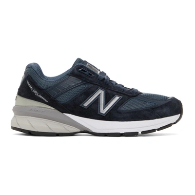 Shop New Balance Made In Us 990 V5 Sneakers In Navy
