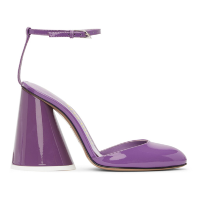 Shop Attico Purple Super Luz Heel In 012 Violet