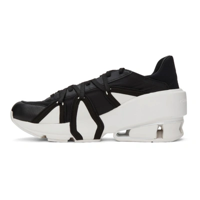 Shop Y-3 Black & White Sukui Iii Sneakers In Black/black