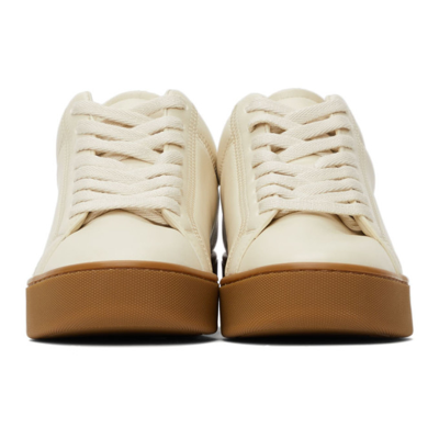 The Quilt Lambskin Low-top Sneakers In White