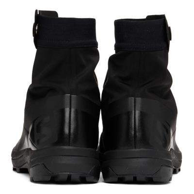 Shop Salomon Black Limited Edition Xa-alpine 2 Ankle Boots In Black/ Black/ Black