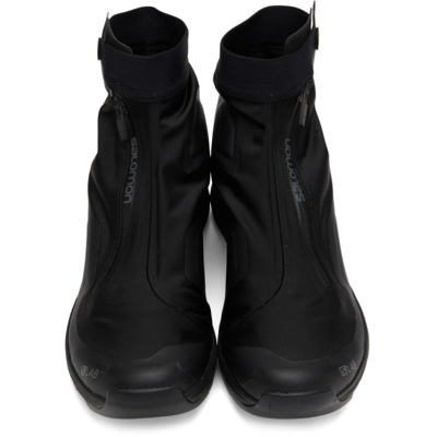 Shop Salomon Black Limited Edition Xa-alpine 2 Ankle Boots In Black/ Black/ Black
