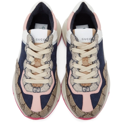 Shop Gucci Multicolor Gg Rhyton Sneakers In 4371 Lond.bl/be.eb/p