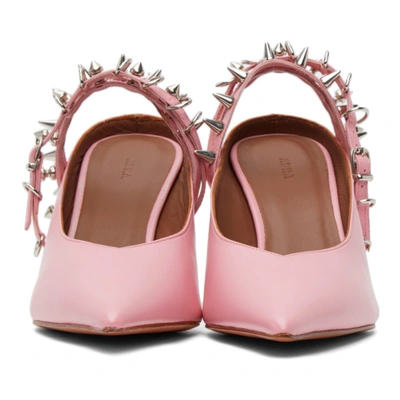 Shop Abra Pink Spike Mules