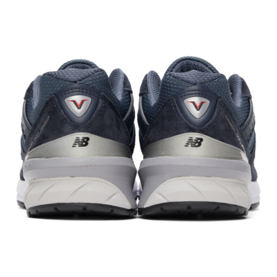 Shop New Balance Navy Made In Us 990v5 Sneakers