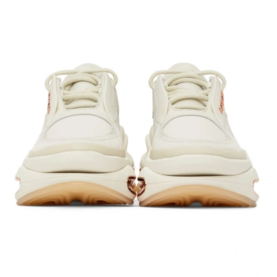 Shop Balmain White B-bold Sneakers In 0fa Blanc