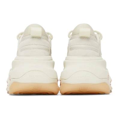 Shop Balmain White B-bold Sneakers In 0fa Blanc