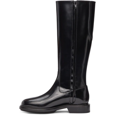 Shop A.p.c. Black Charlie Boots In Lzz Black