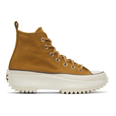 converse run star hike waterproof nubuck high top sneaker boots
