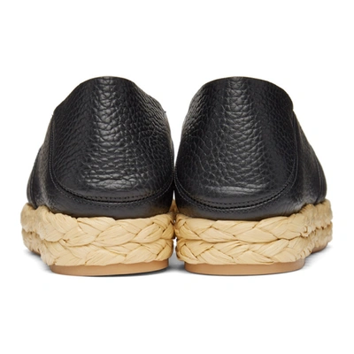 Shop Valentino Black Vlogo Signature Espadrilles In 0no Black