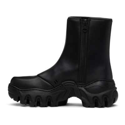Shop Rombaut Black Beyond Leather Boccaccio Ii Lite Ankle Boots