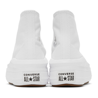 Shop Converse White Chuck Taylor All Star Move Hi Sneakers In White/ivory