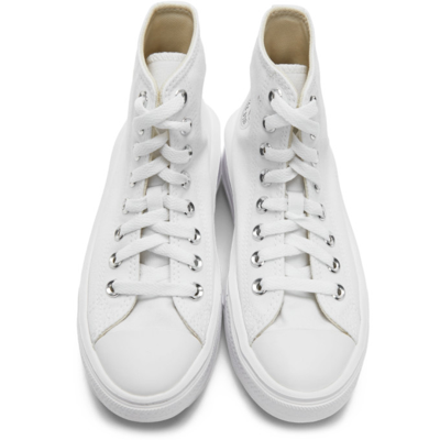 Shop Converse White Chuck Taylor All Star Move Hi Sneakers In White/ivory