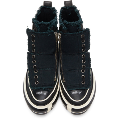 Shop Y's Black Xvessel Edition High Cut Sneakers In 2 Black