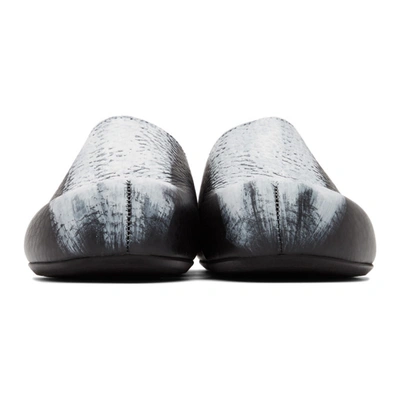 Shop Marni Black Half-painted Sabot Loafers In Zl754 Black + Lilyw