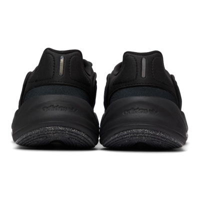 Shop Adidas Originals Black Ozelia Sneakers In Core Black/core Bla