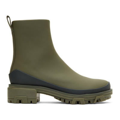 Shop Rag & Bone Green Recycled Shiloh Sport Boots In Olive Night