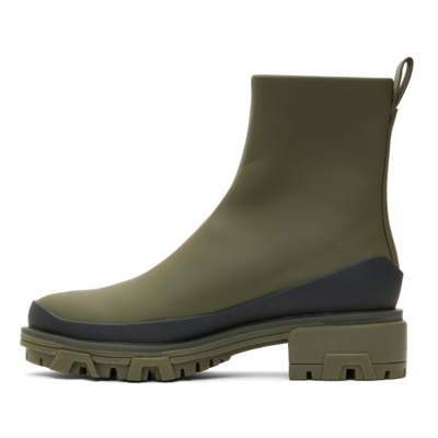 Shop Rag & Bone Green Recycled Shiloh Sport Boots In Olive Night