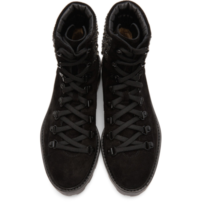 Shop Jimmy Choo Black Eshe Flat Boots