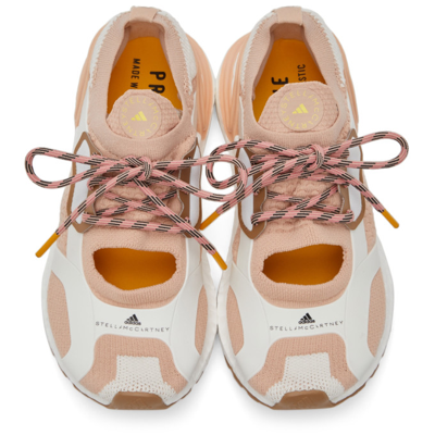 Shop Adidas By Stella Mccartney Pink Ultraboost Sneakers In Soft Powder/ftwr Wh