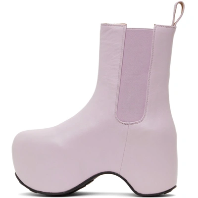 Shop Area Platform Ankle Boot In Lilac