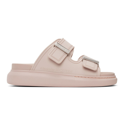 Shop Alexander Mcqueen Pink Hybrid Sandals In 6833 Tea Pink