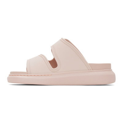 Shop Alexander Mcqueen Pink Hybrid Sandals In 6833 Tea Pink
