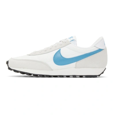 Shop Nike White & Blue Daybreak Sneakers In 007 Vast Gr