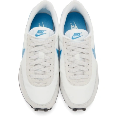 Shop Nike White & Blue Daybreak Sneakers In 007 Vast Gr