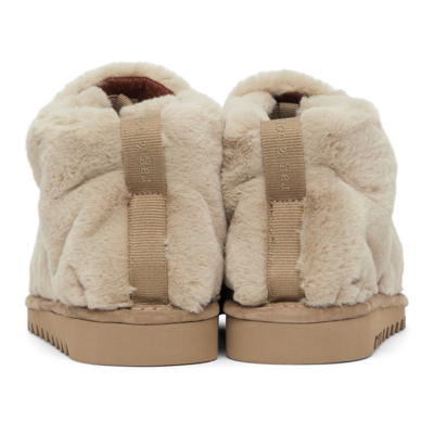 Shop Rag & Bone Faux-fur Eira Ankle Boot In Mink