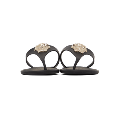 medusa palazzo thong sandals