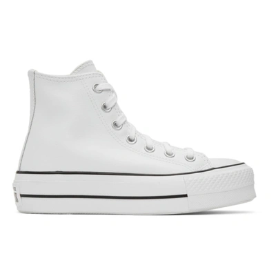 Converse White Chuck Taylor All Star Lift Platform High Sneakers In  White/black | ModeSens