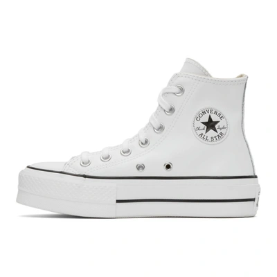 White Taylor All Star Lift Platform High Sneakers In | ModeSens